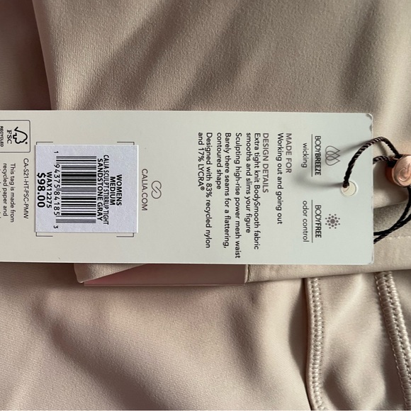 CALIA Women’s Sculpt Stirrup Tights - M 8/10 - Picture 7 of 11